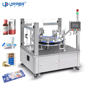 High Speed Box Folding Rotary Cartoning Machine for Bottles