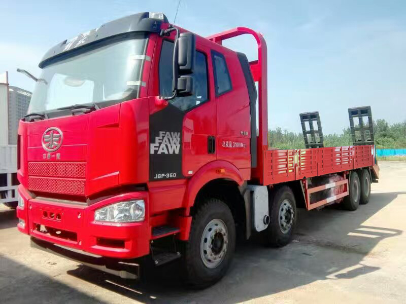 FAW 8X4 loading platform lorry