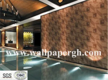 Wholesale Vinyl Waterproof Wallpaper Building Material