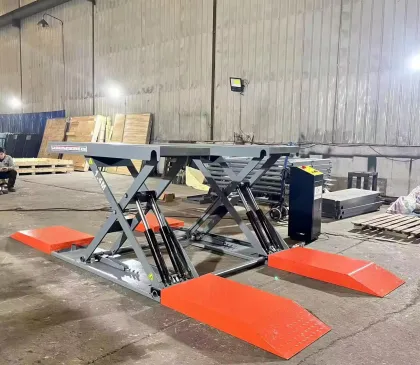 4000KG Long Ramps Luxury Car Scissor Lift
