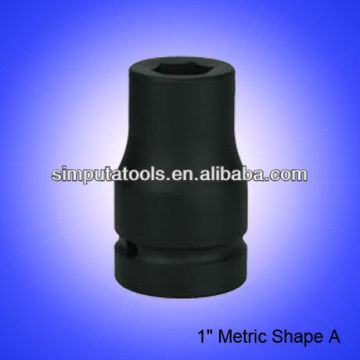 1" Metric Impact Socket/(Shape A)