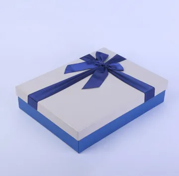 Luxury Birthday Gift Packaging Paper Box With Ribbon