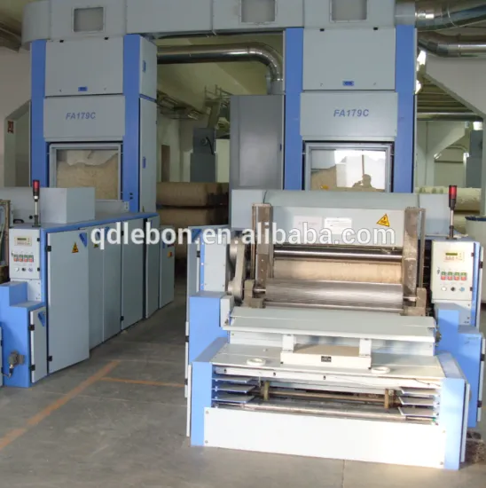 Automatic medical cotton wool roll processing machine production line