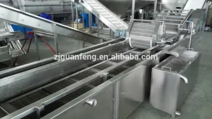 Frozen vegetables production line