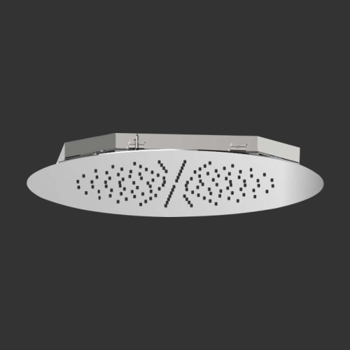 Luxo Chromed Brass Overhead Rain Shower Head