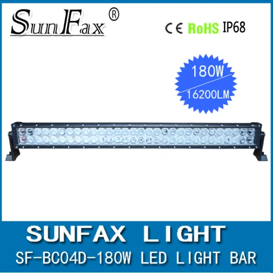 New Arrival! 180w 31.5inch 4D lens 4x4 led light bar C REE led off road led light bar for ATV UTV Trucks Tractor heavy duty