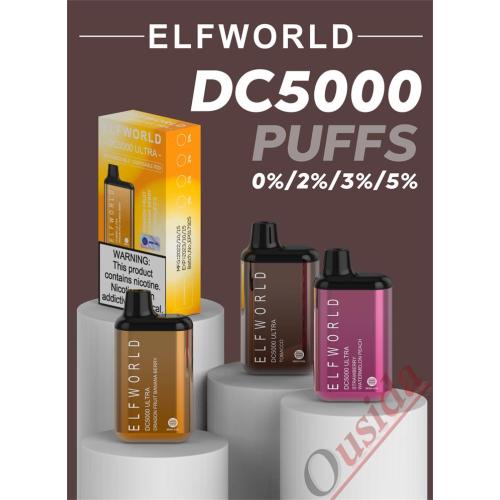 Elf Wolrd DC5000 Puffs Einwegvape Pod