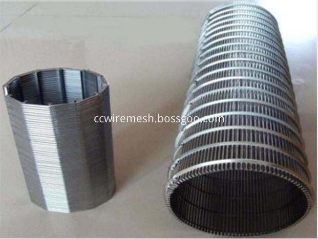 Wedge wire screen mesh