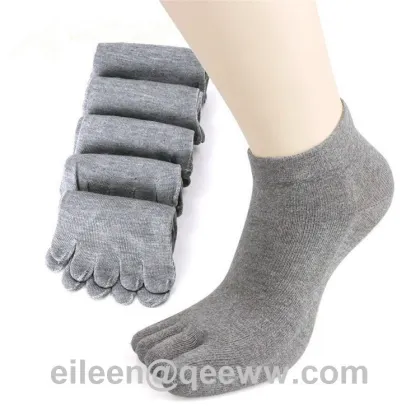 2016 Yhao New Men Toe Socks Health Care Absorbent Antibacterial Deodorant Cotton toe socks