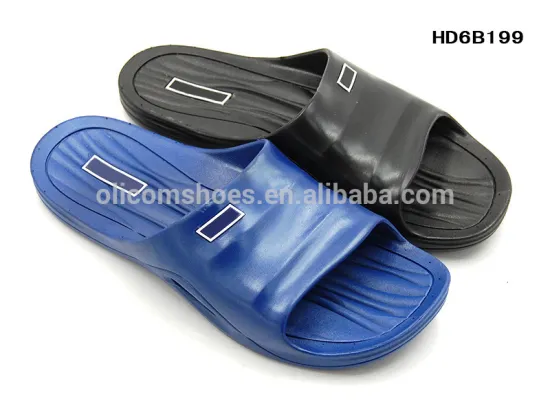 Comfortable cheap men's PCU slide sandal
