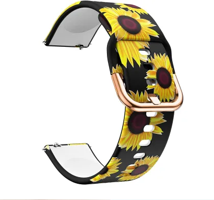 Floral Print Band for Huami Amazfit GTR/GTS and Xiaomi Amazfit Bip Smart Watches