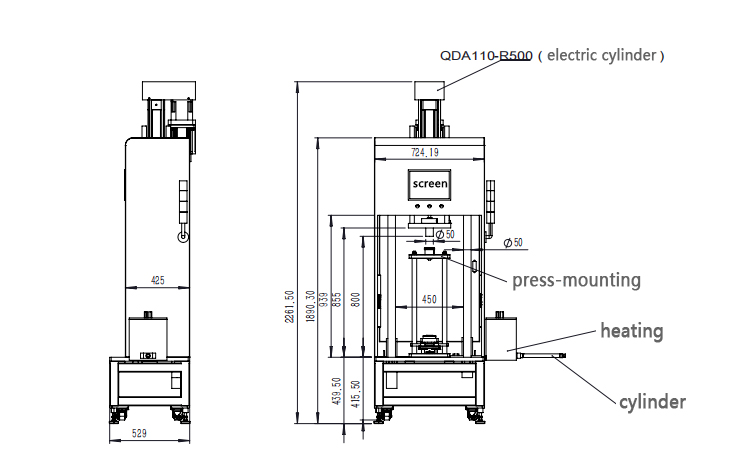 High Precision CNC Servo Electric Cylinder Press