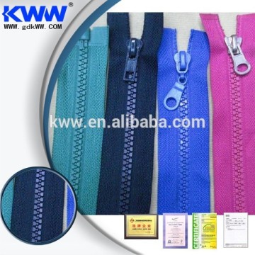 colorful plastic zipper & plastic zipper from chinese factory manufacturing & high quality zipper