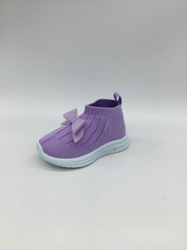 new design baby girl bow shoe