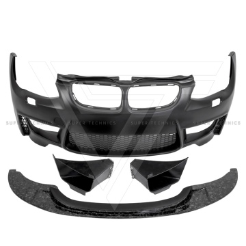 Body Kit für BMW 3 Serie E92 2011-2013 - Glasfaser -Vorderstoßstange mit Kohlefaser -Frontlippe