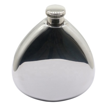 Stainless Steel Water Drop Flask with Mirror Image Effect