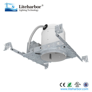 5 Inch New Construction 18/26/32W NON-IC 2700K-6500K Fluorescent Housing
