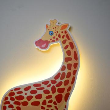 Giraffa lampada da parete decorativa per camera per bambini