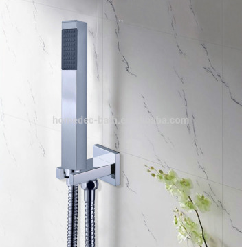 Rainfall Brass handheld shower set with hand shower, hose and wall bracket