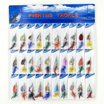 High-Quality Spinner Fishing Lures Set - 30 Style Spoon Baits New Arrival
