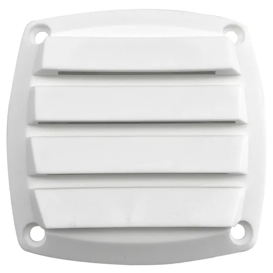 White ABS Plastic Boat Vent Cover with Air Hose Thru Vent