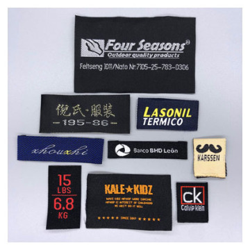 Custom High-Definition Neck Labels: Satin Woven Private Garment & Cotton Fabric Labeling Solutions
