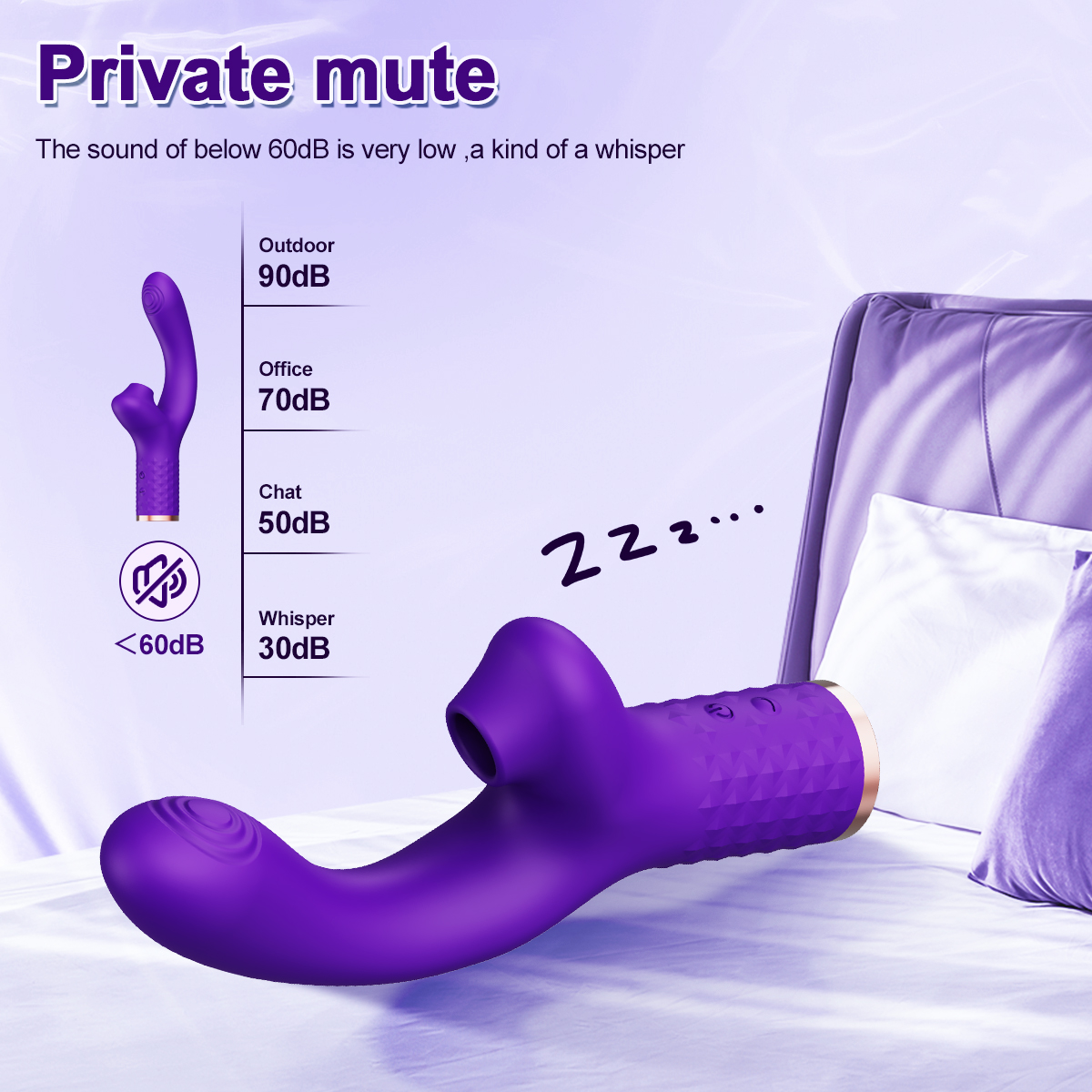 Elegant Suction Vibrator for Female Pleasure