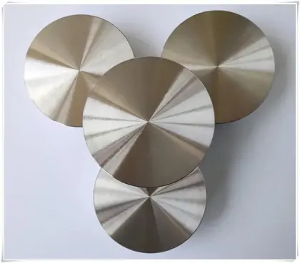 titanium sputtering target round discs electroplating target