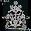 Venta al por mayor de la serie AB Rhinestone Flower Pageant Crown