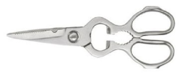 Divisible kitchen scissors, heavy