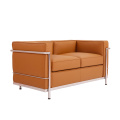 Le Corbusier LC2 2 -osobowa sofa skórzana