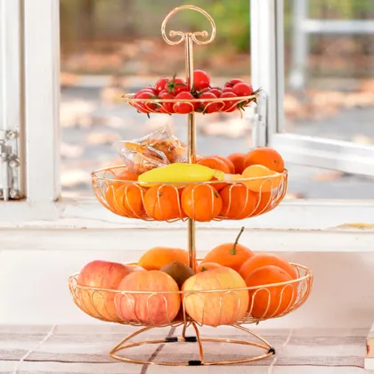 Modern Extra Large Three-Layer Fruit Plate