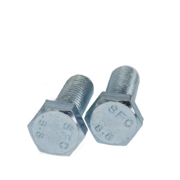 Grade 2 Zinc Plated Steel Hex Bolt