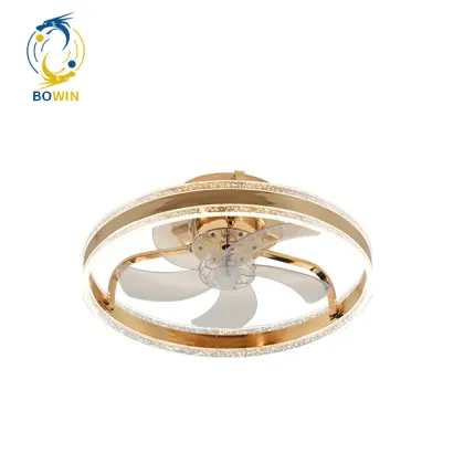 Luxury Modern Nordic LED Ceiling Fan Lamp