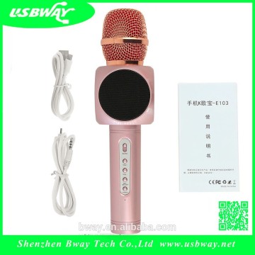 New Portable Bluetooth Wireless BY-K3 Microphone/Speaker/KTV Karaoke Handheld Mic for Android Smartphone Music Play
