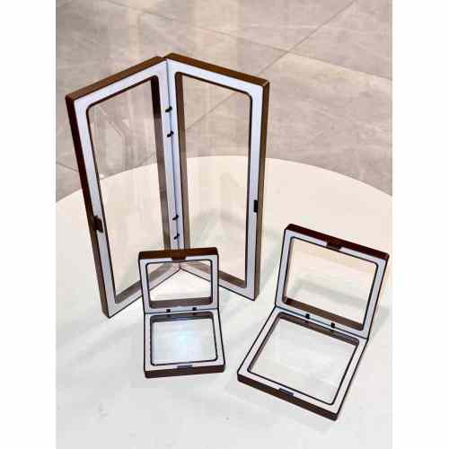 Custom Logo Chocolate Transparent 3D Jewelry Display Box