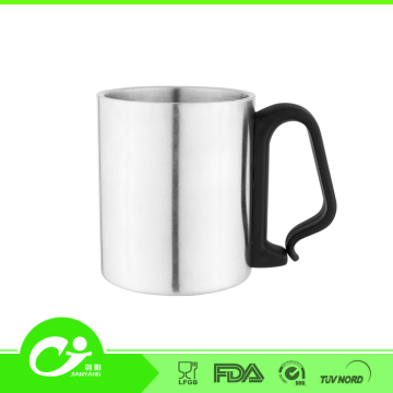 300ml double wall metal Cup with Mirror Finishing