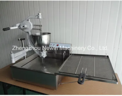 Manual Donut Making Machine, Ball Donut Machine with Donut Fryer