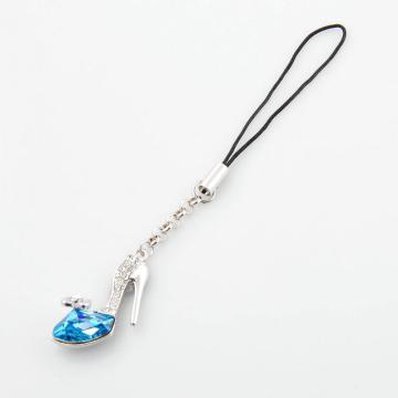 Women High-heeled Shoes Swarovski Stone Mobilehphone Chain