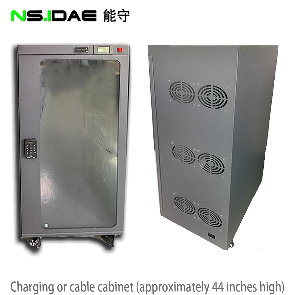 Charging cabinet front and back