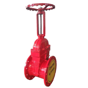 iron electric actuated rising stem gate valve iron handwheel flanged rising stem gate valve