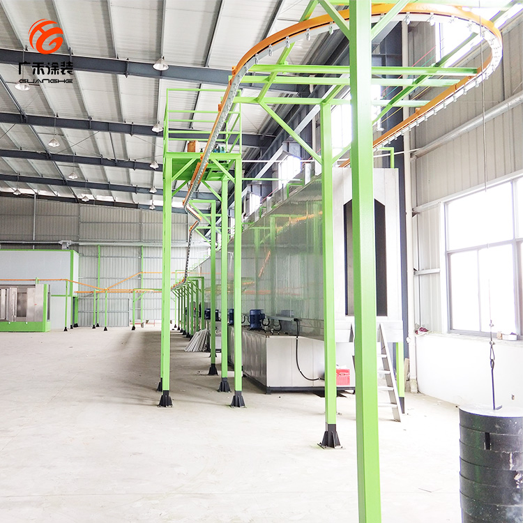 Economical Semi-Automatic Powder Coating Line