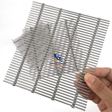 Flexible Mesh Cable Rope Metal Decorative Wire Mesh Rod Partition