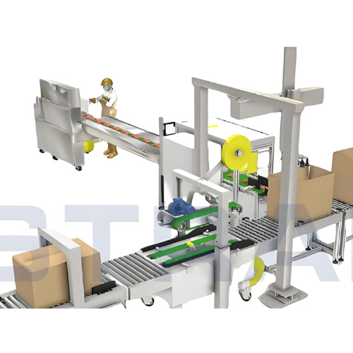 خط تعبئة وختم العلب