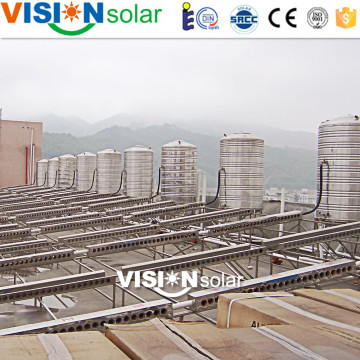 High efficiency solar project with vacuum tube collector