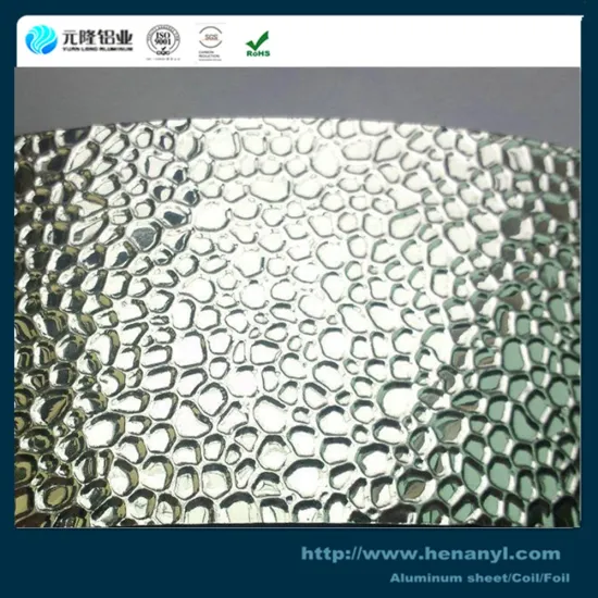 1xxx series aluminum alloy hammered parttern sheet metal