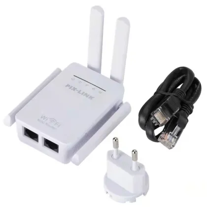 WR09 Network Repeater with Four Antennas: Enhancing Your 300M WiFi Signal with Router Extender Technology