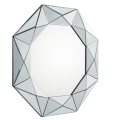 Miroir anti-bubin hexagonal pour salle de bain