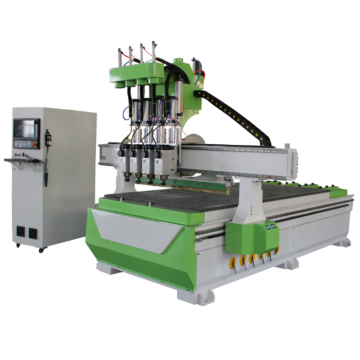 Professional Wood Kitchen Cabinet CNC Router - 1325 Multi Head ATC 3D CNC Router Machine