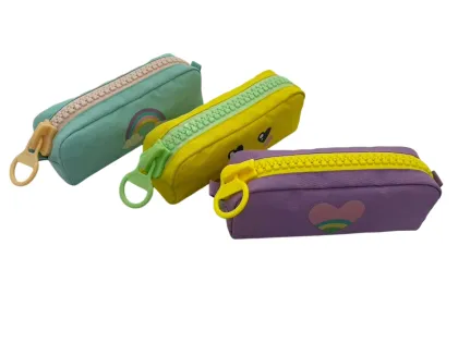cute print oxford slim square pencil bag